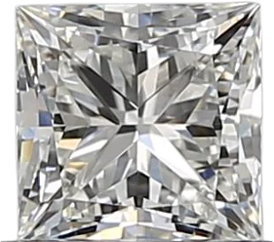 0.5 Carat H IF Princess Natural Diamond