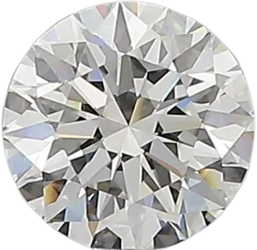 0.6 Carat F VVS2 Round Natural Diamond