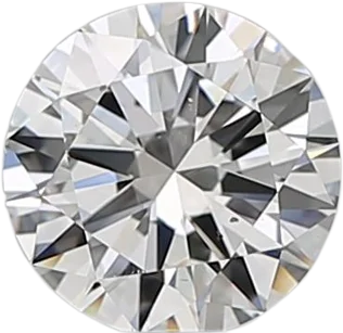 0.65 Carat F SI1 Round Natural Diamond