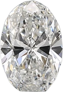 0.7 Carat F VVS1 Oval Natural Diamond