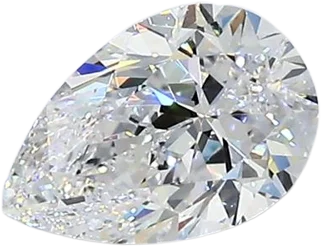 0.7 Carat D VS2 Pear Natural Diamond