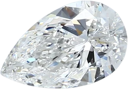 1 Carat E VS2 Pear Natural Diamond