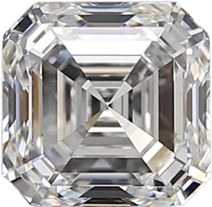 1.01 Carat F VS1 Asscher Natural Diamond