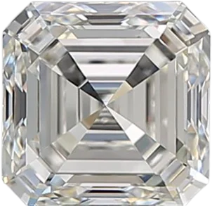 1.01 Carat H VVS1 Asscher Natural Diamond