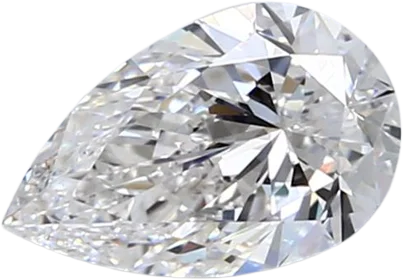 1.01 Carat F VS2 Pear Natural Diamond