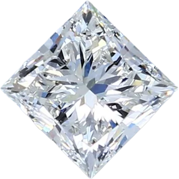 1.08 Carat I SI1 Princess Natural Diamond