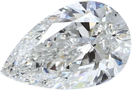 1.2 Carat F SI1 Pear Natural Diamond