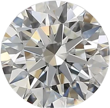 1.21 Carat H VVS2 Round Natural Diamond