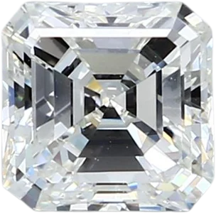 1.27 Carat H VVS2 Asscher Natural Diamond