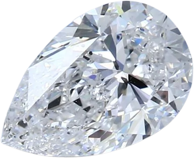 1.5 Carat E SI1 Pear Natural Diamond