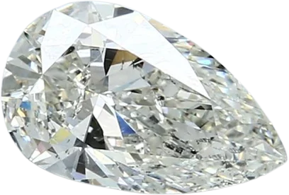 1.5 Carat J SI2 Pear Natural Diamond