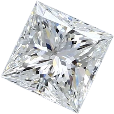 1.5 Carat G SI2 Princess Natural Diamond