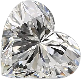 1.51 Carat G VVS2 Heart Natural Diamond