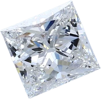 1.7 Carat G SI2 Princess Natural Diamond