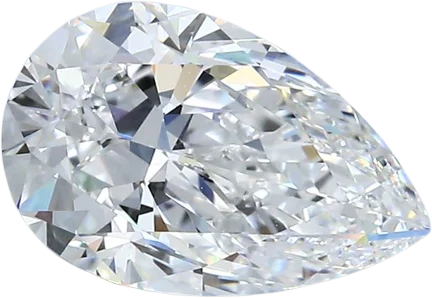 2.02 Carat D VS1 Pear Natural Diamond