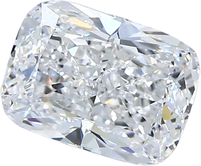 2.03 Carat D VS1 Elongated Cushion Natural Diamond