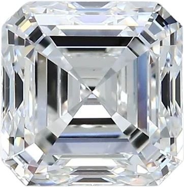 2.5 Carat G VVS2 Asscher Natural Diamond