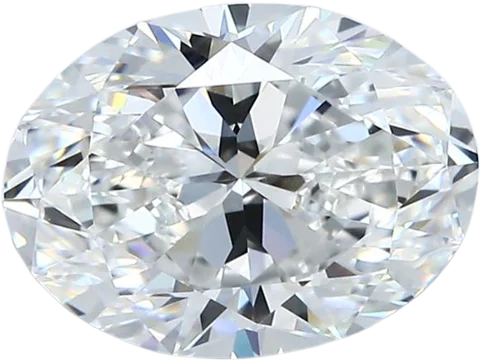 2.7 Carat E VVS2 Oval Natural Diamond