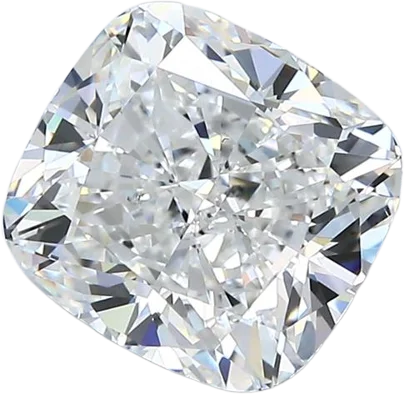 3.01 Carat F VS2 Elongated Cushion Natural Diamond