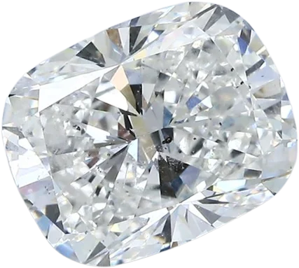 3.06 Carat F SI2 Elongated Cushion Natural Diamond