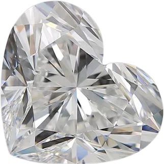 5.07 Carat E VS2 Heart Natural Diamond