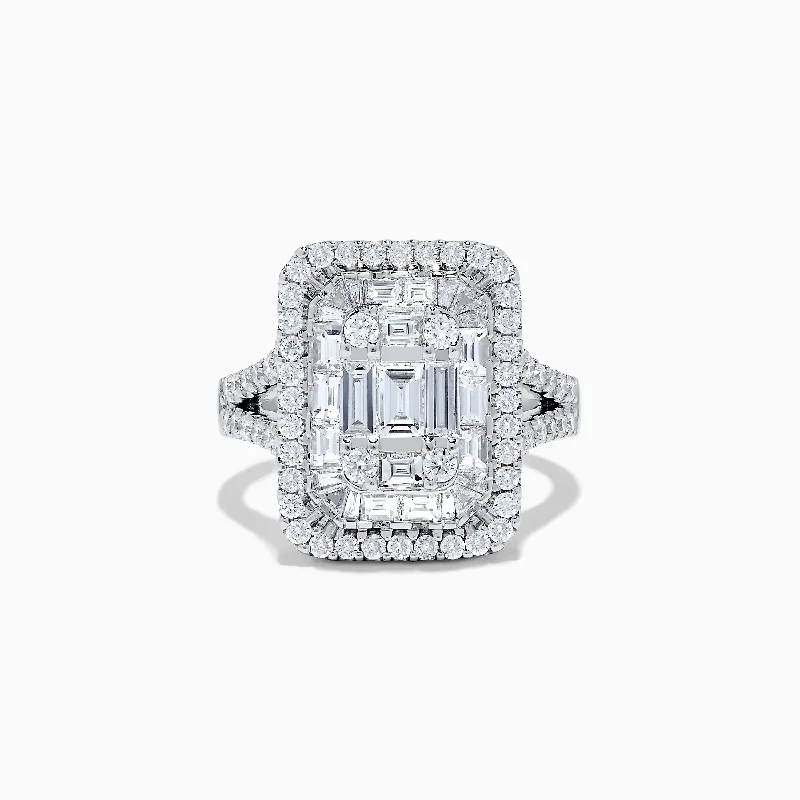 Classique 14K White Gold Diamond Ring