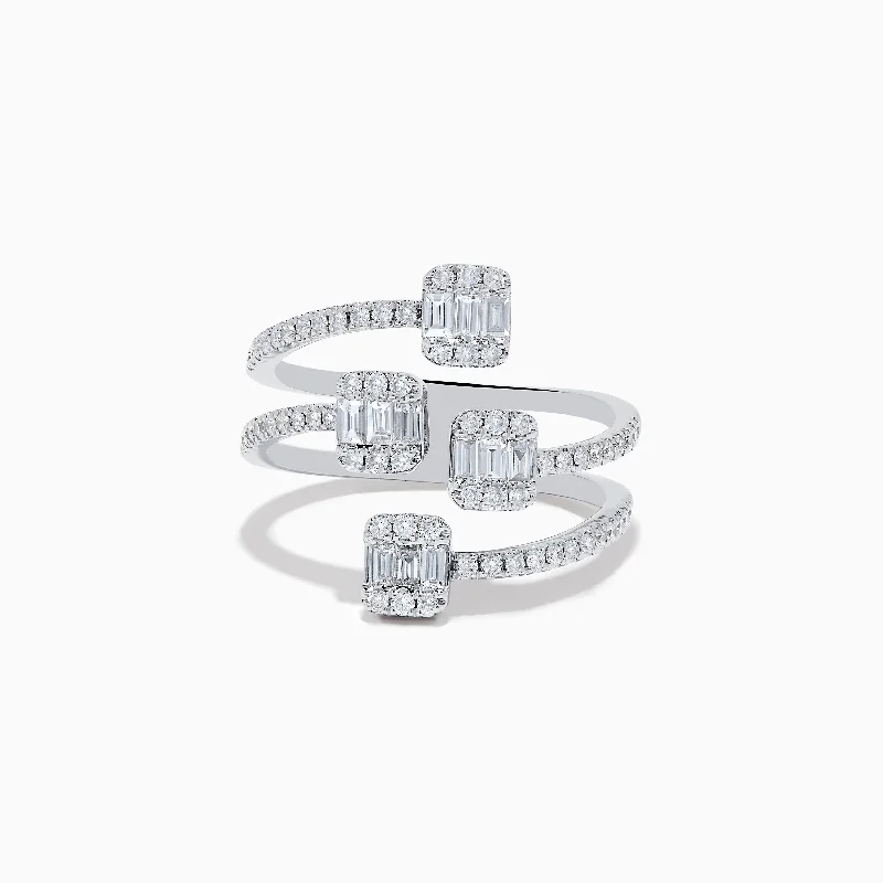 Classique 14K White Gold Diamond Ring