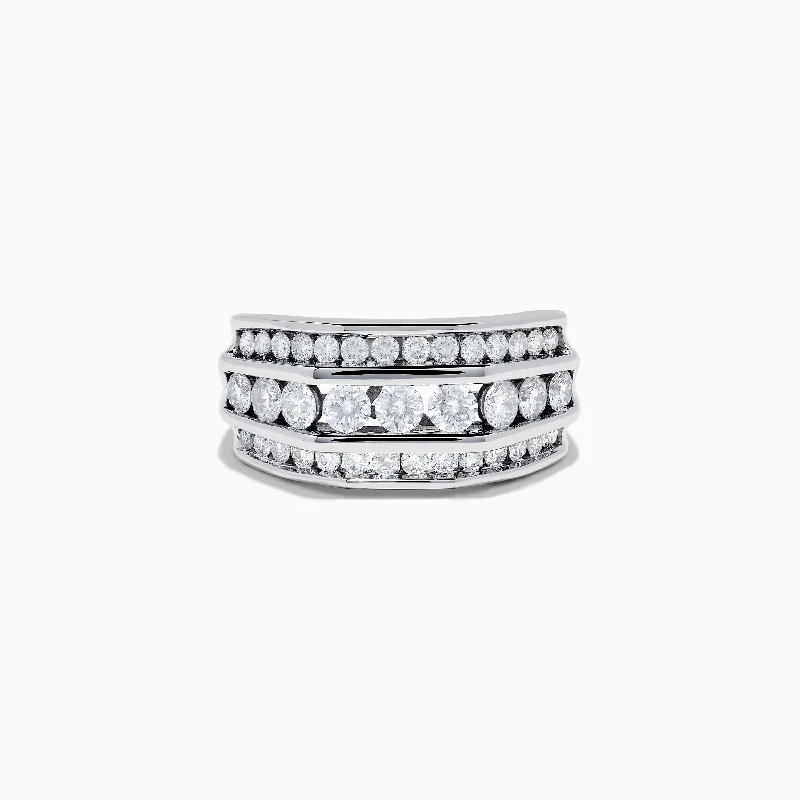 Men's 14K White Gold Diamond Ring