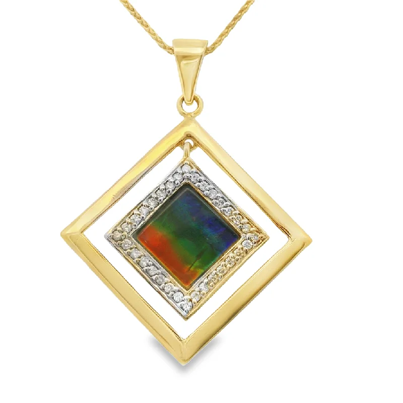 Estate Color Stone Pendant