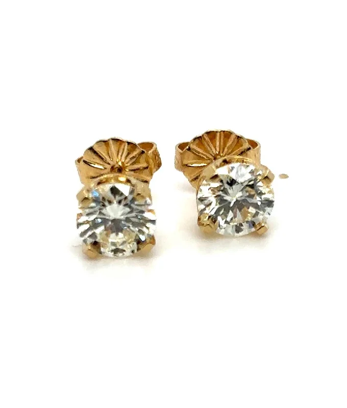 Estate Diamond Stud Earring