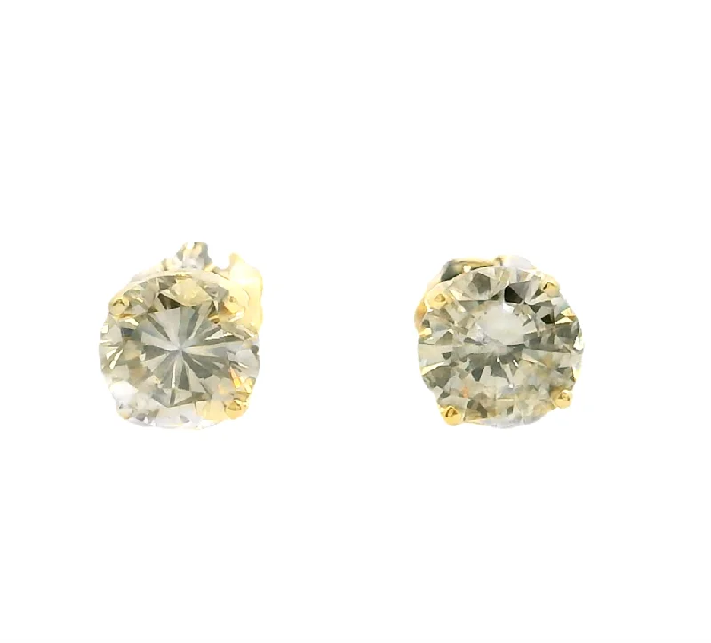 Estate Diamond Stud Earring