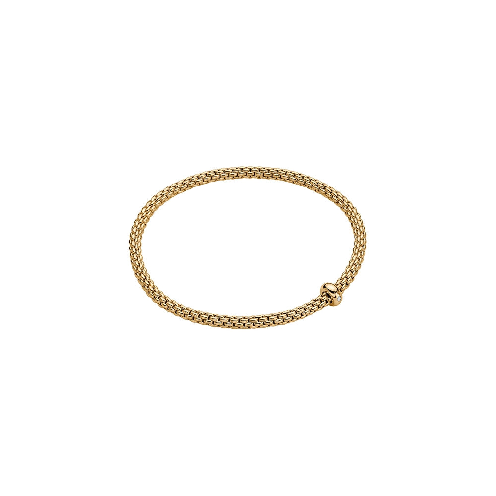 Fope 18K Yellow Gold Prima Collection Diamond Bracelet, Small Size