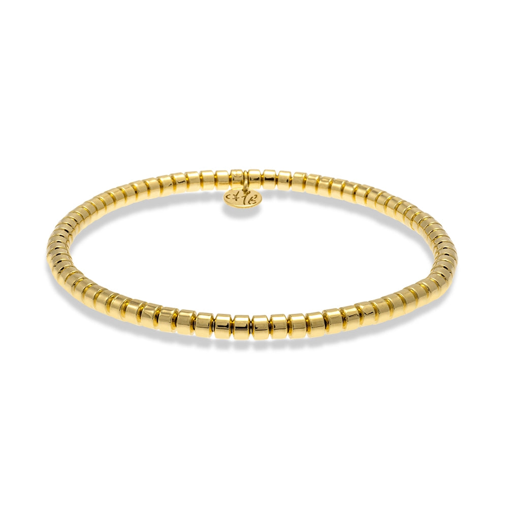 Hulchi Belluni 18K Yellow Gold Tresore Stretch Bracelet