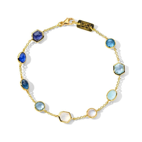 Ippolita 18K Yellow Gold Rock Candy Confetti Bracelet in Mare