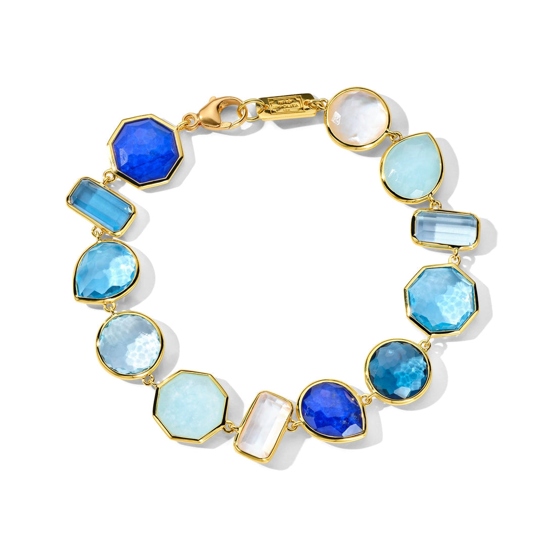 Ippolita 18K Yellow Gold Rock Candy Large Stone Bracelet in Mare