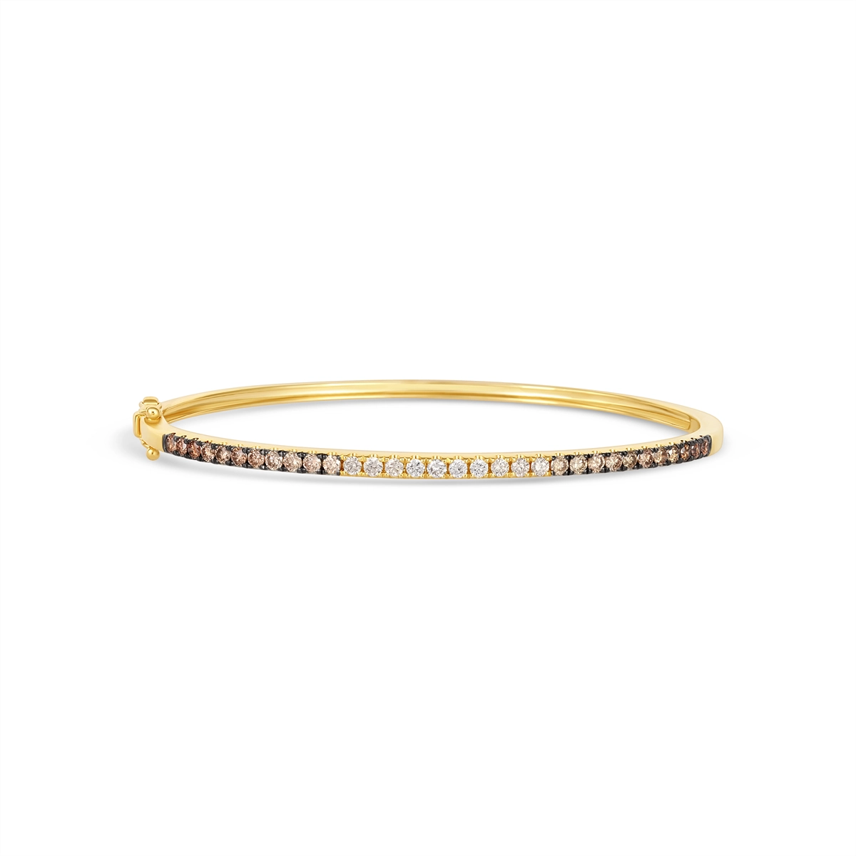 Le Vian 14K Honey Gold Chocolate Ombre Diamond Bangle Bracelet