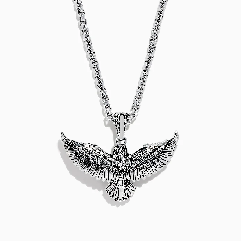 Men's 925 Sterling Silver Eagle Pendant