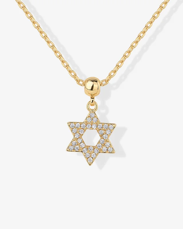 Star of David Pendant Necklace