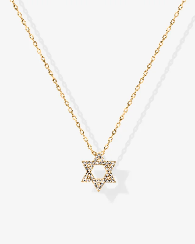 Star of David Pendant Necklace