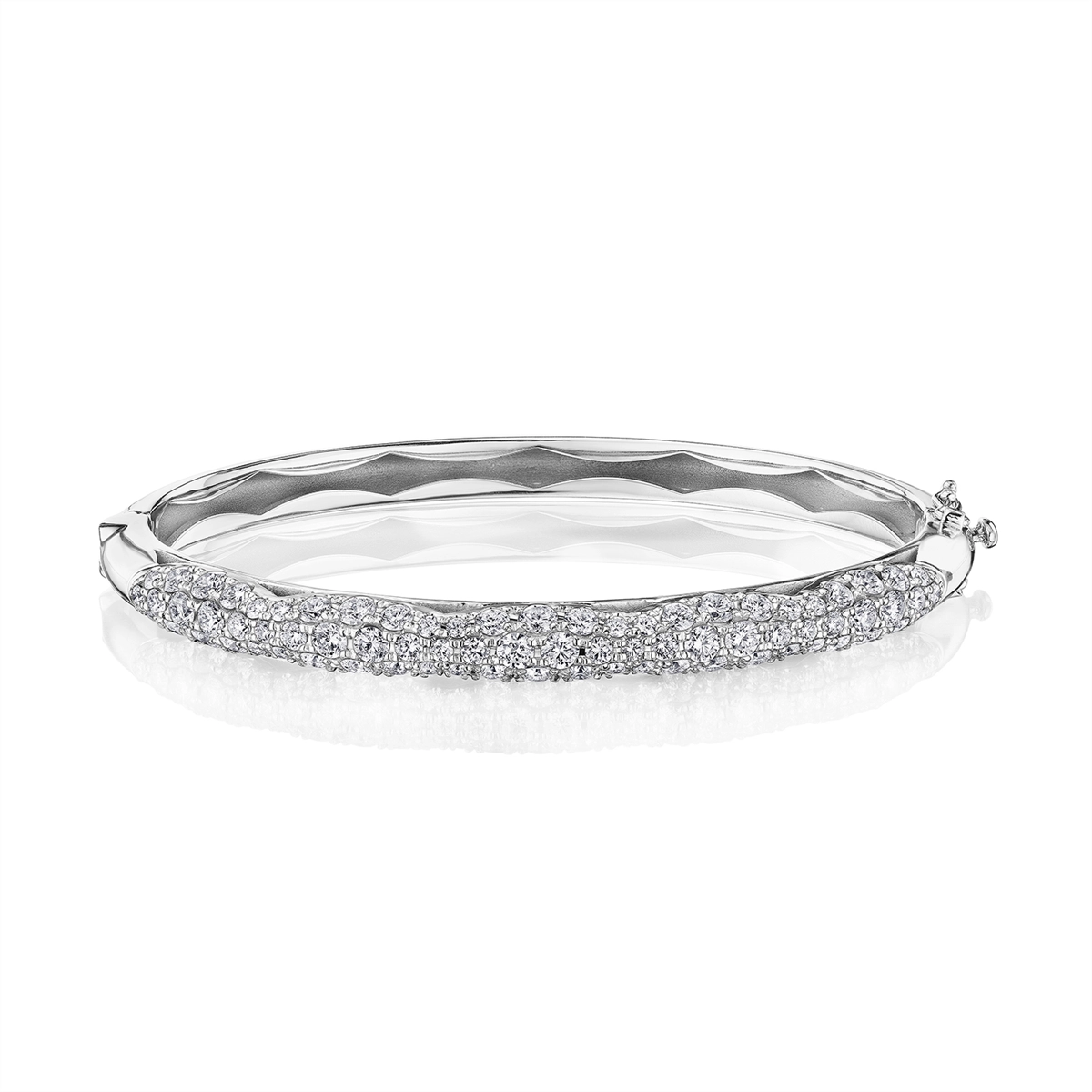 Tacori 18K White Gold Diamond Bracelet