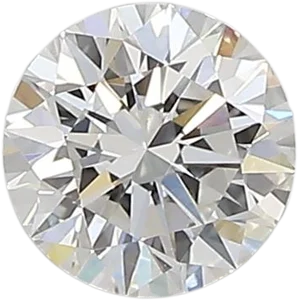 0.63 Carat E vvs1 Round Lab Diamond