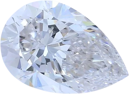 0.77 Carat G VVS2 Pear Lab Diamond