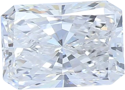 0.77 Carat F VVS2 Radiant Lab Diamond