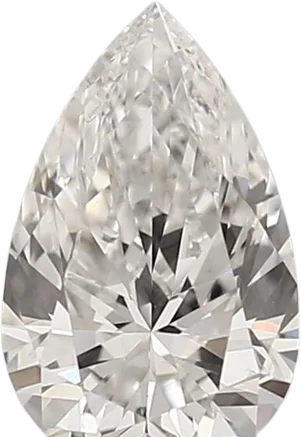 1.1 Carat F vvs2 Pear Lab Diamond