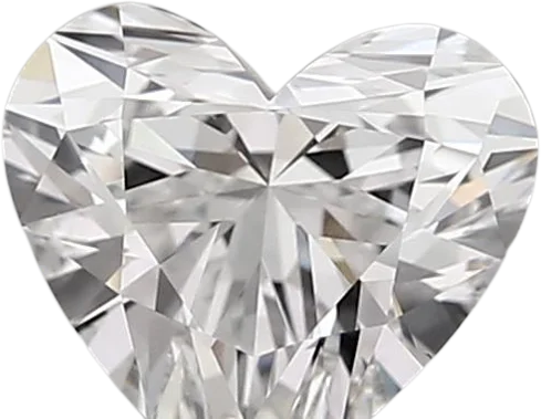 1.11 Carat D vvs2 Heart Lab Diamond