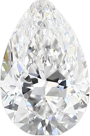 1.28 Carat D vs1 Pear Lab Diamond