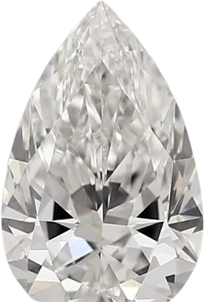 1.38 Carat F vs1 Pear Lab Diamond