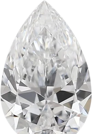 1.5 Carat D vvs2 PEAR OLD MINER Lab Diamond