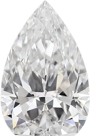 1.53 Carat D vs1 Pear Lab Diamond