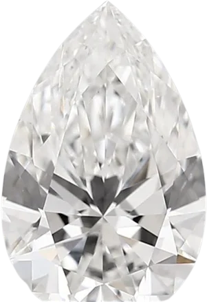 1.55 Carat E vvs2 Pear Lab Diamond